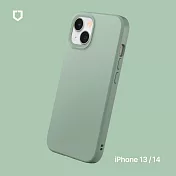 犀牛盾 iPhone 14 / 13 共用 (6.1吋) SolidSuit 經典防摔背蓋手機保護殼 - 鼠尾草綠