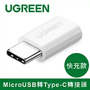 綠聯 USB Type-C轉接頭 (快充款 黑色)