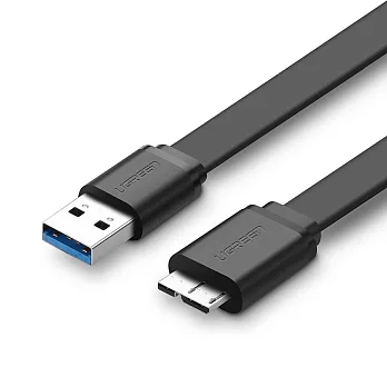 綠聯 Micro USB3  to USB3傳輸線 (1M 黑色 圓線)