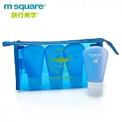 m square (鯊魚款) 防水PVC化妝包 S-買一送一! (顏色隨機)