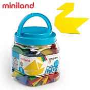 【西班牙Miniland】百變益智七巧板84片