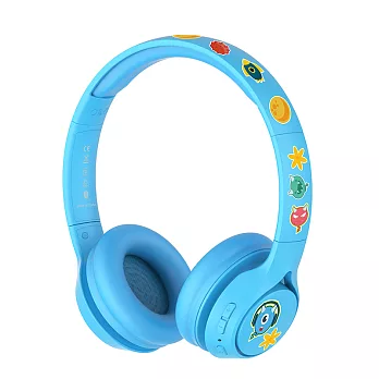 BAMiNi Topone 兒童專用耳罩式藍牙耳機 藍色