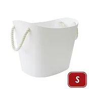 《八幡化成》棉繩收納籃(白S) | 整理籃 置物籃 儲物箱