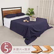 《Homelike》凡莫掀床組-雙人5尺(二色) 床頭片 掀床 床組 雙人床- 積層木
