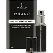 TRAVALO MILANO 米蘭系列香水分裝瓶 5ML (多色任選) 黑色