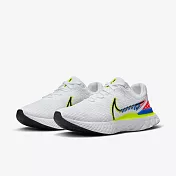 Nike 慢跑鞋 React Infinity Run FK 3 PRM 男鞋 白 黃 黑 針織 DX1629-100