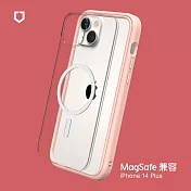 犀牛盾 iPhone 14 Plus (6.7吋)  Mod NX(MagSafe兼容) 邊框背蓋兩用手機保護殼- 櫻花粉