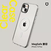 犀牛盾 iPhone 14 Plus (6.7吋) Clear(MagSafe 兼容)超強磁吸透明防摔手機殼(抗黃終身保固)
