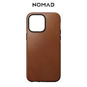 美國NOMAD 嚴選Classic皮革保護殼-iPhone 14 Pro Max (6.7＂) 褐色