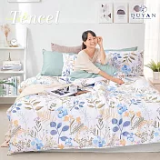 【DUYAN 竹漾】奧地利天絲單人床包被套三件組 / 島嶼花開 台灣製