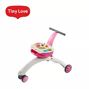 Tiny love 美國多功能五合一遊戲音樂滑步車 - 甜漾粉