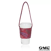 【OMC】羽草系JOIN隨手杯提袋/環保杯套/環保杯提袋1入13050- 紅色