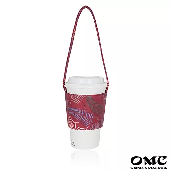 【OMC】羽草系JOIN隨手杯提袋/環保杯套/環保杯提袋1入13050- 紅色
