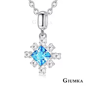 GIUMKA純銀女鍊白雪世界925純銀項鍊短項鏈不易過敏銀飾推薦 單鍊價格 MNS07095 45cm 藍鋯