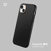 犀牛盾 iPhone 14 Plus (6.7吋) SolidSuit (MagSafe 兼容) 防摔背蓋手機保護殼- 黑