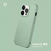 犀牛盾 iPhone 14 Pro (6.1吋) SolidSuit (MagSafe 兼容) 防摔背蓋手機保護殼- 鼠尾草綠