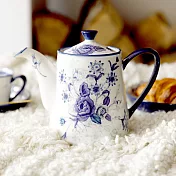 《London Pottery》BlueRose陶製茶壺(900ml) | 泡茶 下午茶 茶具