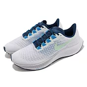 Nike 慢跑鞋 Air Zoom Pegasus 37 男鞋 白 藍 氣墊 小飛馬 運動鞋 BQ9646-101