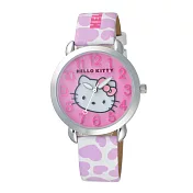 Hello Kitty 滿心歡喜造型錶-粉面