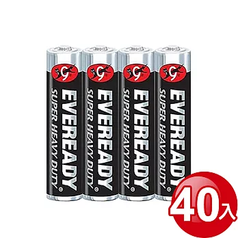 EVEREADY永備 碳鋅電池 AAA 4號電池 40入/盒