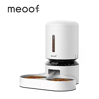 meoof 膠囊寵物自動餵食器 按鍵版 5L 雙食碗 5L 雙食碗