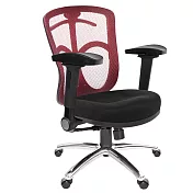 GXG 短背半網 電腦椅  (鋁腳/4D弧面摺疊扶手) TW-096 LU1D 請備註顏色