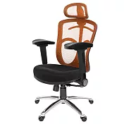 GXG 高背半網 電腦椅  (鋁腳/4D弧面摺疊扶手) TW-096 LUA1D 請備註顏色