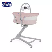 chicco-Baby Hug4合1餐椅嬰兒安撫床Air版 -夢幻玫粉