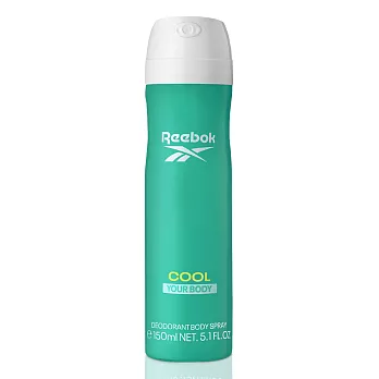 Reebok 清新水能量女性體香噴霧 150ml (COOL)-代理商公司貨