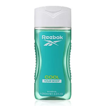 Reebok 清新水能量女性保濕香水沐浴膠 250ml (COOL)-代理商公司貨