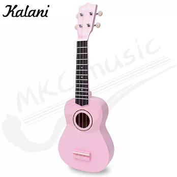 Kalani 21吋 彩色烏克麗麗-粉紅色