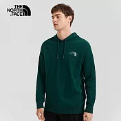 The North Face 漸層印花  男連帽大學T-NF0A7QUZD7V M 綠