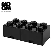 Room Copenhagen 樂高 LEGO® 八凸抽屜收納箱 黑色