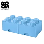 Room Copenhagen 樂高 LEGO® 八凸抽屜收納箱 淺藍色