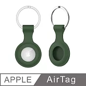 【Timo】AirTag 純色矽膠保護套 綠色