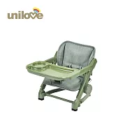 unilove 英國Feed Me攜帶式可升降寶寶餐椅(餐椅+椅墊) - 酪梨綠