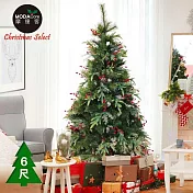 摩達客★6呎/6尺(180cm)諾貝松松針混合葉聖誕樹 裸樹(不含飾品不含燈)本島免運費