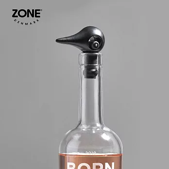【丹麥ZONE】Rocks鳥嘴造型酒瓶塞- 岩黑