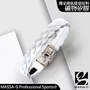 MASSA-G 【絕色狂想曲】鍺鈦能量手環(多色任選) Pure White