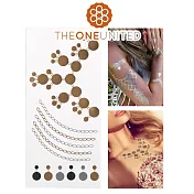 【The One】歐美時尚金屬感紋身貼(中)-7-海拉的項鍊