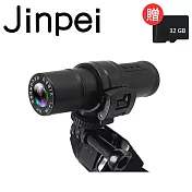 【Jinpei 錦沛】機車、自行車/高畫質行車記錄器/USB供電/WIFI傳輸(贈32GB記憶卡) 黑