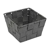 《VERSA》方形編織收納籃(灰白點14cm) | 整理籃 置物籃 儲物箱
