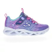 Skechers  TWISTY BRIGHTS 燈鞋 女童休閒鞋-302321LLVMT 1 紫