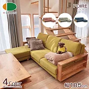 【DAIMARU】POIRE寶華路實木三人帆布沙發/L型沙發(可拆洗)-4色可選 橄欖綠