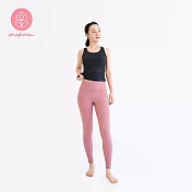 【Mukasa】DURABLE 提臀美形瑜珈褲 - 玫瑰粉 - MUK-22931 S 玫瑰粉