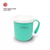 VIIDA Soufflé 抗菌不鏽鋼杯- 湖水綠