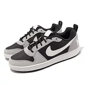Nike 休閒鞋 Court Borough Low Prem 男鞋 黑 米灰 麂皮 透氣 基本款 小AF1 844881-005