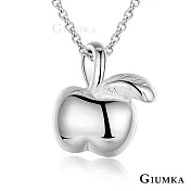 GIUMKA純銀項鍊迷你可愛蘋果925純銀項鏈銀色聖誕情人節送禮推薦MNS05004 40cm 銀色