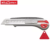日本製NT Cutter L型美工刀L-2000RP(6連發/可存六片刀片;自動卡榫固定鈕;鋁合金壓鑄鋸齒狀刀身+丙烯酸塗料)