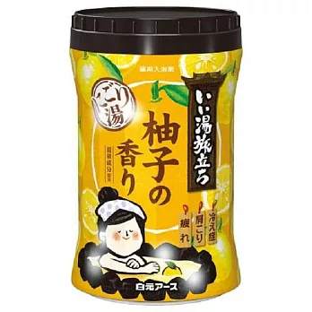 日本【白元】溫泉入浴劑 660g 柚香